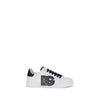 Dolce &amp; Gabbana Bos Taurus Low Top Sneakers aus weißem Kalbsleder
