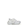 Balenciaga Silver Rubber Athletic Sneakers
