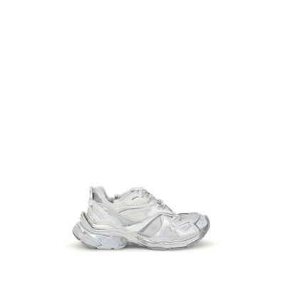 Balenciaga Silver Rubber Athletic Sneakers
