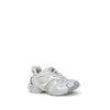 Balenciaga Silver Rubber Athletic Sneakers