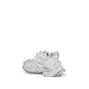 Balenciaga Silver Rubber Athletic Sneakers