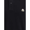 Moose Knuckles Black Cotton Polo Shirt