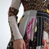 Dolce & Gabbana Multicolor Patchwork Floral Leopard Dress