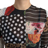 Dolce & Gabbana Multicolor Patchwork Floral Leopard Dress