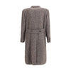Dolce & Gabbana Gray Fleece Wool Coat
