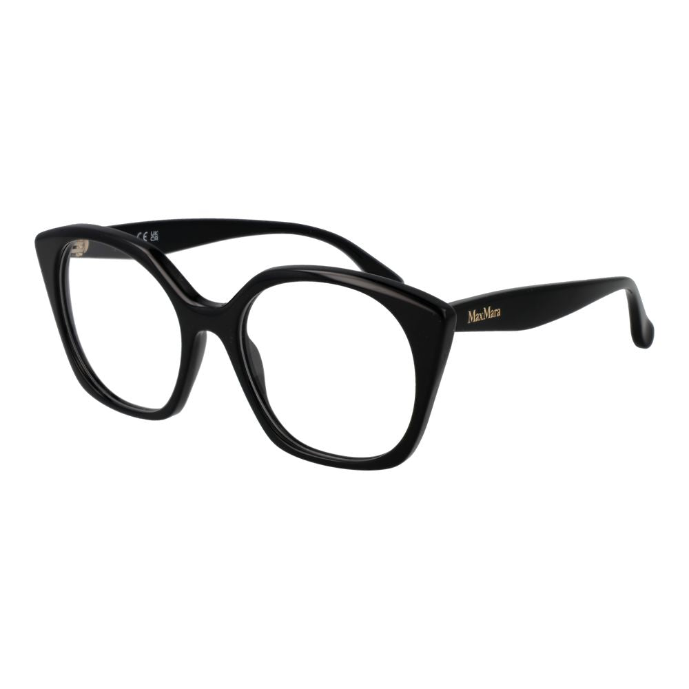 Max Mara Brille aus schwarzem Acetat (Gestell)
