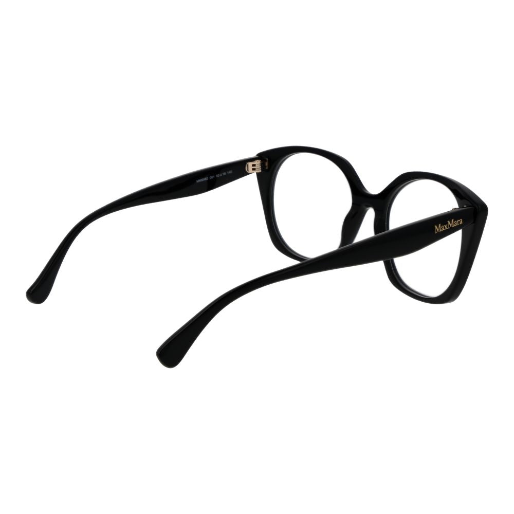 Max Mara Brille aus schwarzem Acetat (Gestell)