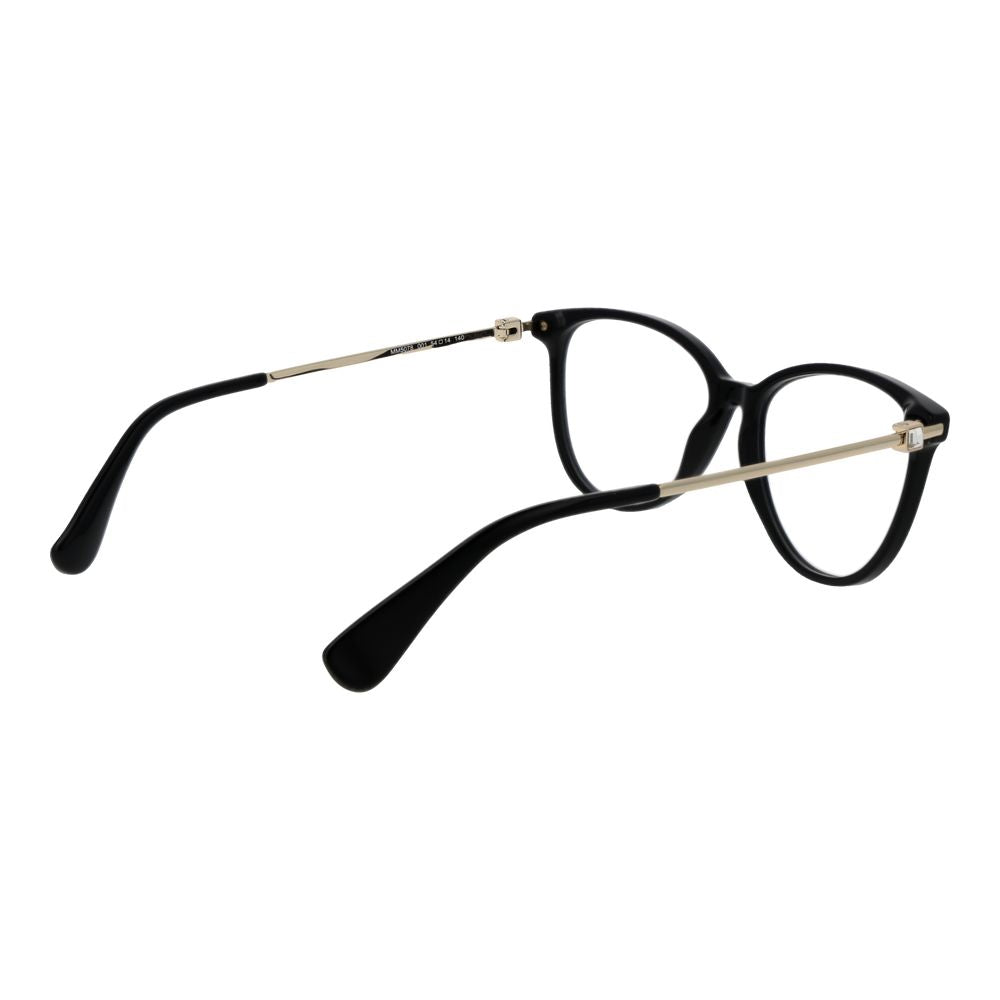 Max Mara Brille aus schwarzem Acetat (Gestell)