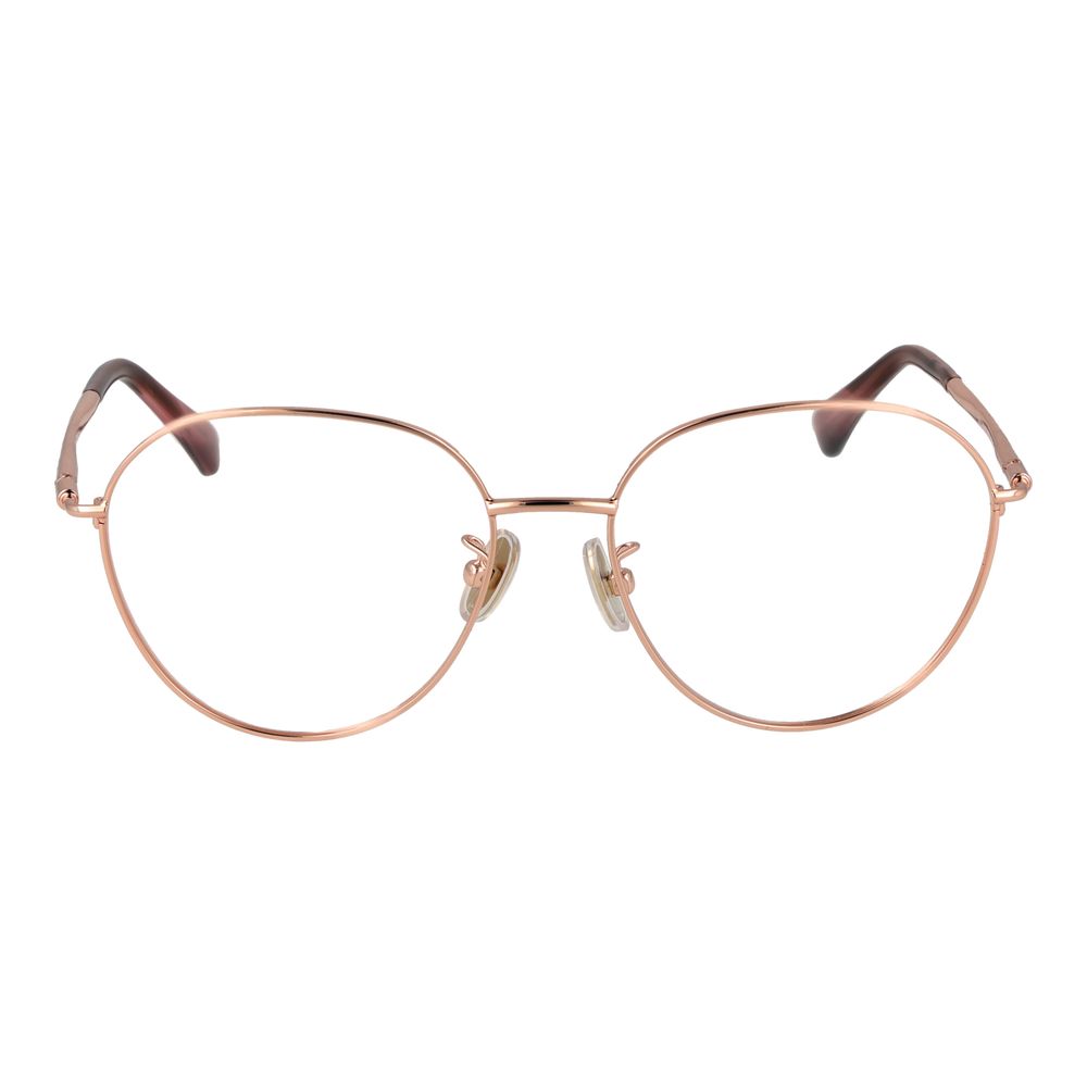 Max Mara Brille aus roségoldenem Metall (Gestell)