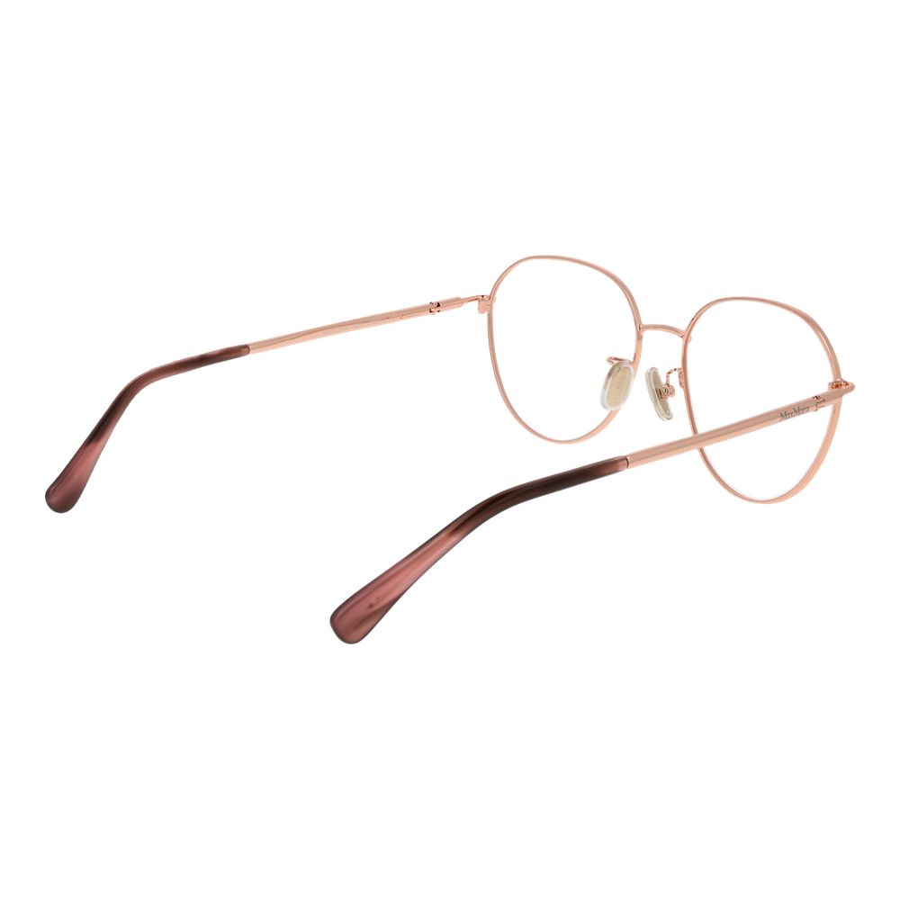 Max Mara Brille aus roségoldenem Metall (Gestell)