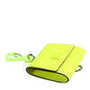 Dolce & Gabbana Yellow Green Bifold DG Logo Neck Strap Cardholder Wallet