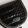 Dolce & Gabbana Black Polished Crocodile Leather Mens Coin Purse Wallet