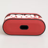 Dolce & Gabbana Red White Silicone Embossed Logo Accessory Airpods Case