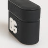Dolce & Gabbana Black White Rubber Embossed Logo Accessory Airpods Case