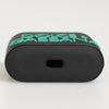 Dolce & Gabbana Black Mint Rubber Logo Embossed Accessory  Airpods Case
