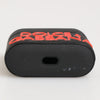 Dolce & Gabbana Black Orange Rubber Logo Embossed Accessory Airpods Case