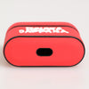 Dolce & Gabbana Red PVC DG Logo Embossed Men Flip Holder  Airpods Case
