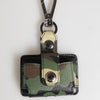 Dolce & Gabbana Multicolor Camouflage Leather Metal Accessory  Airpods Case