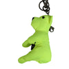 Dolce & Gabbana Neon Green Bear Embroidered Logo Men Keychain Clasp  Keyring