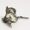 Dolce & Gabbana Camouflage Multicolor Animal Silhouette Keychain Keyring