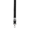 Dolce & Gabbana Black Polyester Stretch Rubberised DG Logo Men Keychain