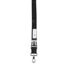 Dolce & Gabbana Black Polyester Stretch Rubberised DG Logo Men Keychain
