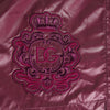 Dolce & Gabbana Burgundy Polyester Logo Embossed Crest Swimwear