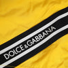 Dolce & Gabbana Yellow Drawstring Beachwear Men Shorts Swimwear