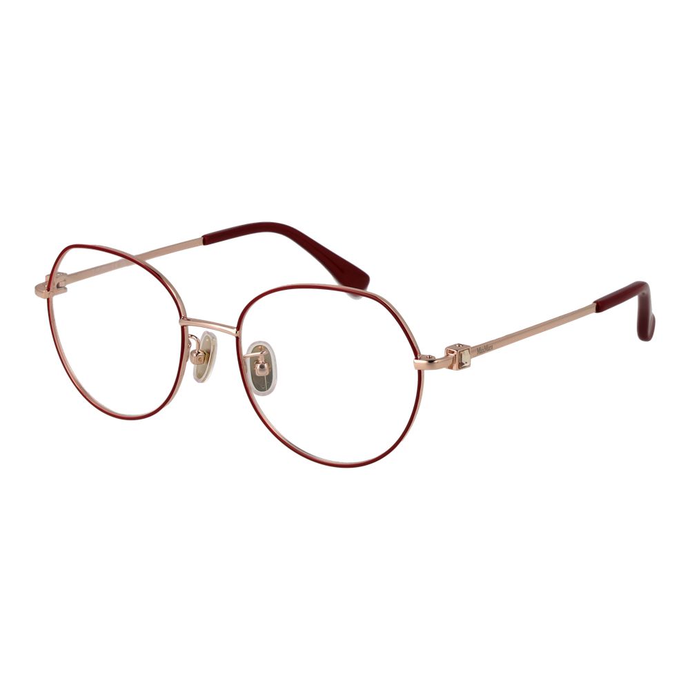 Max Mara Brille aus rotem Metall (Gestell)