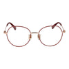 Max Mara Brille aus rotem Metall (Gestell)