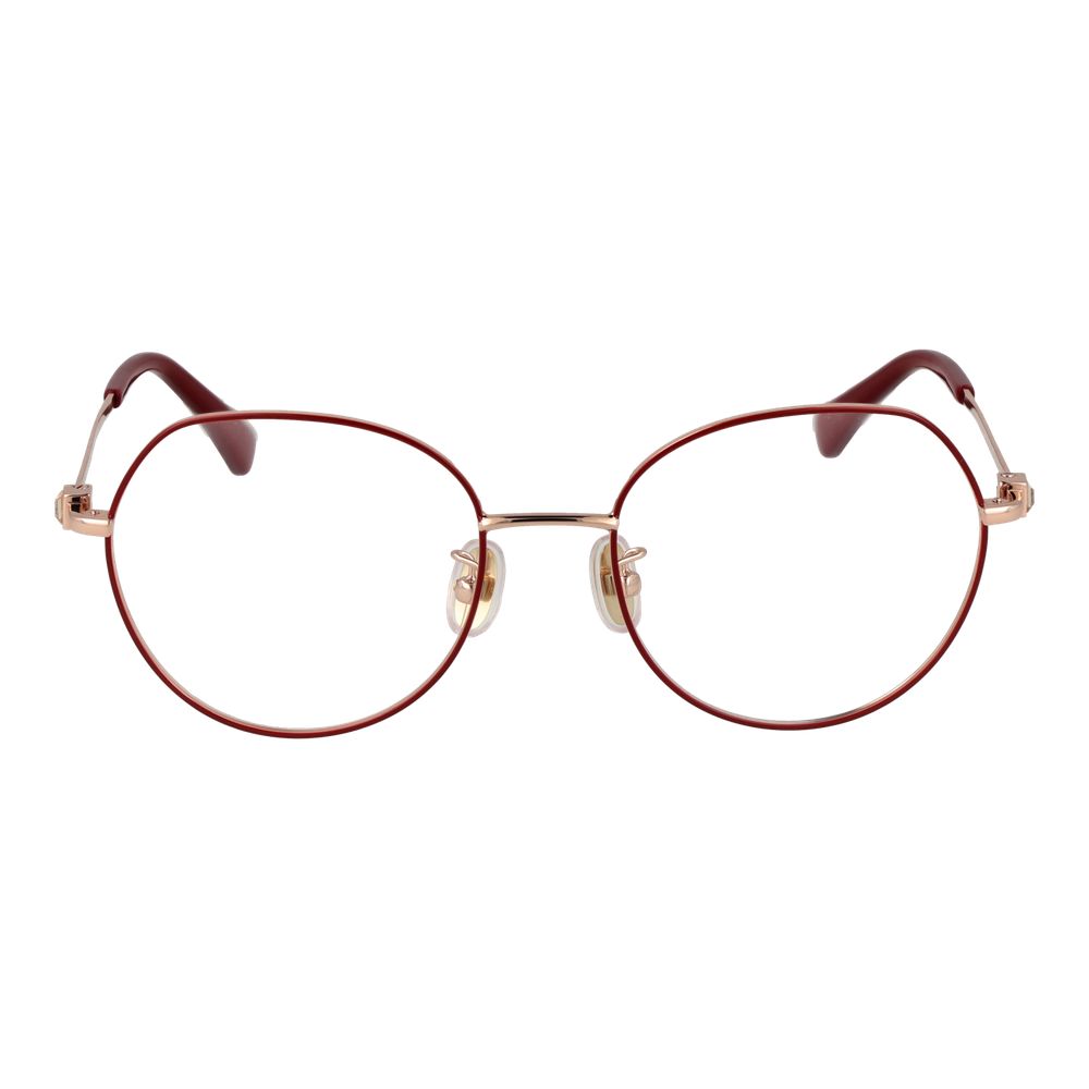 Max Mara Brille aus rotem Metall (Gestell)