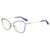 Moschino Blue Metal Glasses (Frames)