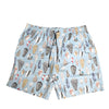 Dolce & Gabbana Blue Seashell Print Nylon Men Shorts Swimwear