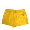 Dolce & Gabbana Yellow Nylon Logo Print Men Boxer Short Swimwear