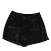 Dolce & Gabbana Black Silk Satin Elastic Men Boxer Short Swimwear