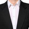Dolce & Gabbana Dark Blue Cotton Men Jacket Coat Blazer Suit