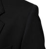 Dolce & Gabbana Dark Blue Cotton Men Jacket Coat Blazer Suit