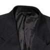 Dolce & Gabbana Dark Blue Cotton Men Jacket Coat Blazer Suit