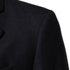 Dolce & Gabbana Dark Blue Wool Men Jacket Coat Blazer Suit