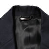 Dolce & Gabbana Dark Blue Wool Men Jacket Coat Blazer Suit