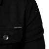 Dolce & Gabbana Black Cotton Denim Stretch Button Up Jacket