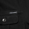 Dolce & Gabbana Black Cotton Denim Stretch Button Up Jacket