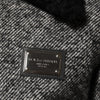 Dolce & Gabbana Gray Wool Herringbone Shearling Collar Bomber Jacket