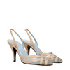 Valentino Garavani Beige Leather Stiletto Heel Sandals