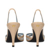 Valentino Garavani Beige Leather Stiletto Heel Sandals