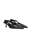 Jimmy Choo Black Leather Flat Sandals