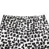 Dolce & Gabbana Black White Abstract Print Cotton Blend Pants