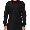 Dolce & Gabbana Black Cotton Embellished Collar Men’s Shirt