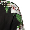 Dolce & Gabbana KING Black Orchid Floral Crown Logo Hoodie Sweater