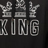Dolce & Gabbana KING Black Orchid Floral Crown Logo Hoodie Sweater